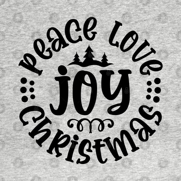 Peace Love Joy Christmas by MZeeDesigns